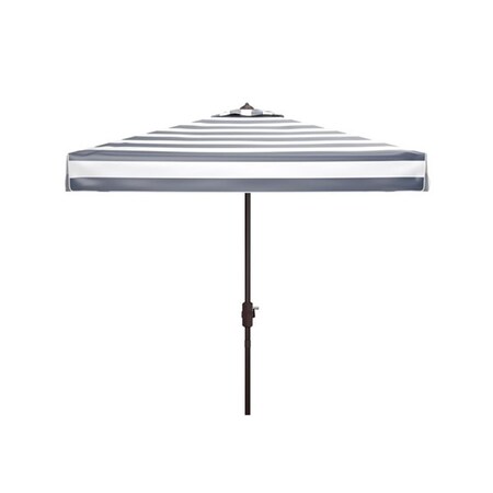 Safavieh 7.5 ft. Elsa Square Umbrella, Navy & White PAT8403B